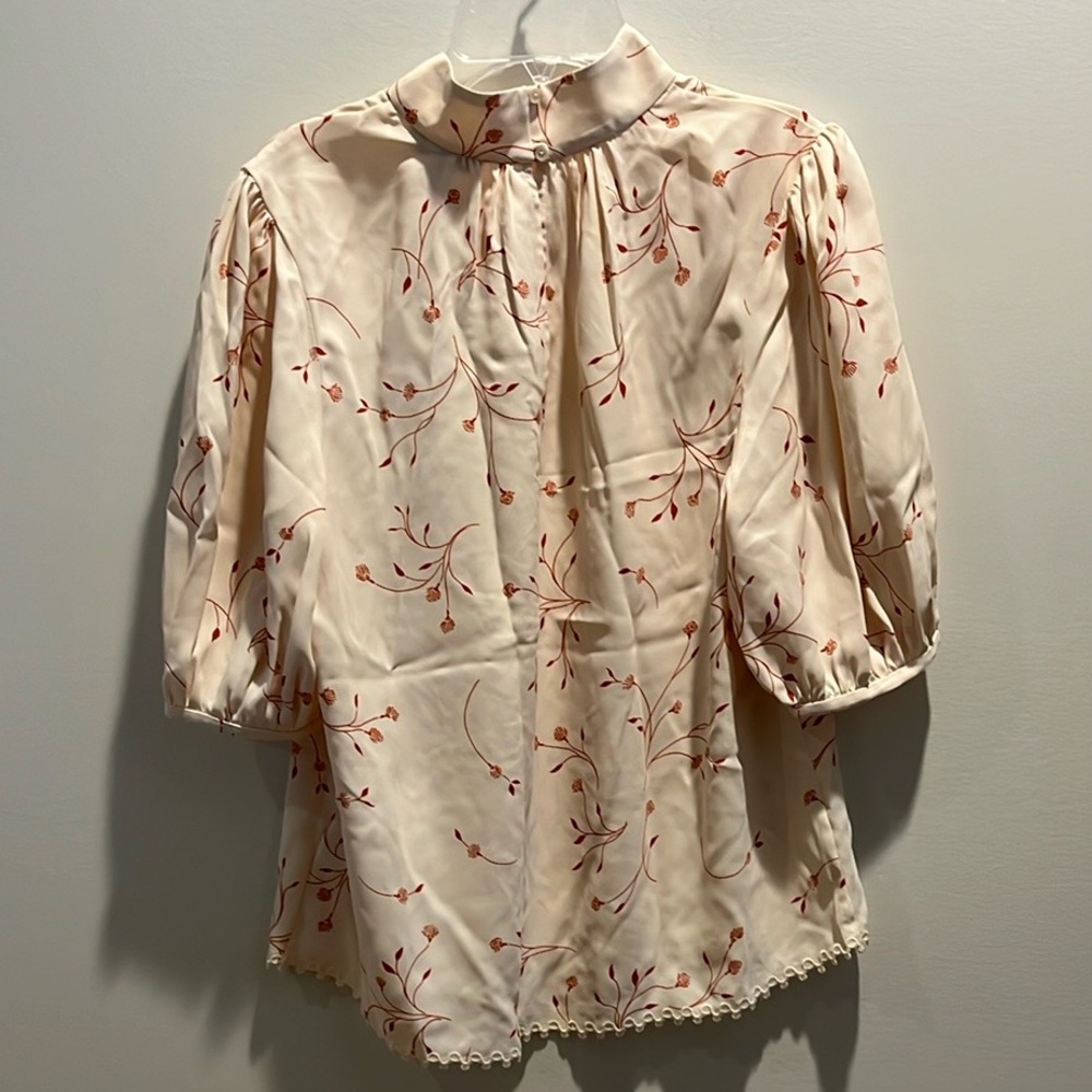 NWT Joie Alfrie Floral Print Blouse, Small - Picture 12 of 14